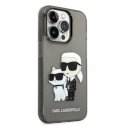 Karl Lagerfeld dėklas, skirtas iPhone 14 Pro Max 6,7" KLHCP14XHNKCTGK Judas kietas dėklas Glitter Karl&Choupette