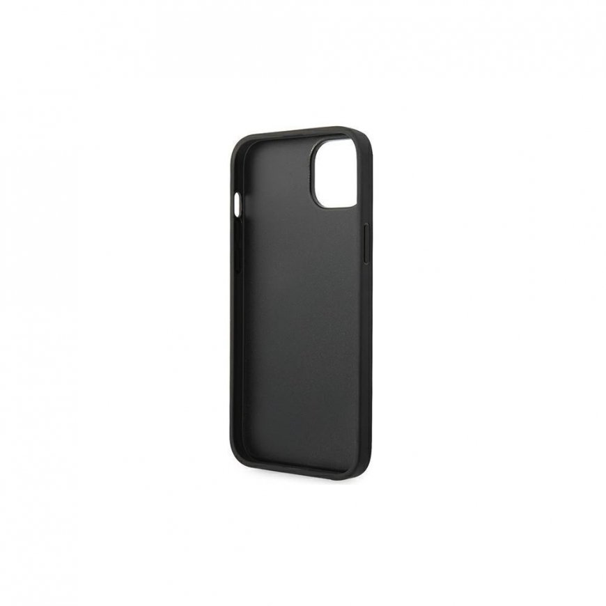Karl Lagerfeld dėklas, skirtas iPhone 14 Plus 6,7" KLHCP14MSAKLHPK juodas HC PU Saffiano Mono Metal Logo – 3
