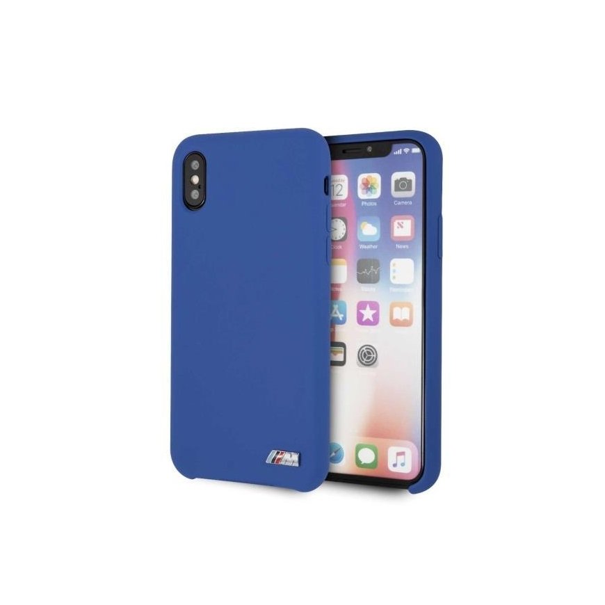 Case hardcase BMW BMHCPXMSILNA iPhone X /Xs blue/navy Silicone M Collection