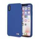 Case hardcase BMW BMHCPXMSILNA iPhone X /Xs blue/navy Silicone M Collection