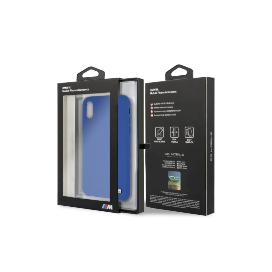 Case hardcase BMW BMHCPXMSILNA iPhone X /Xs blue/navy Silicone M Collection – 4