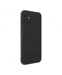 iLike Samsung Galaxy A14 5G Plastic Leather Back Cover Black