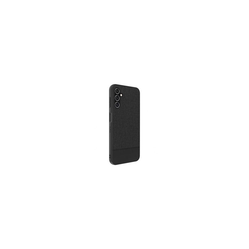 iLike Samsung Galaxy A14 5G Plastic Leather Back Cover Black