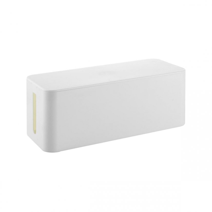 Orno Cable holder - cable box L, white – 2