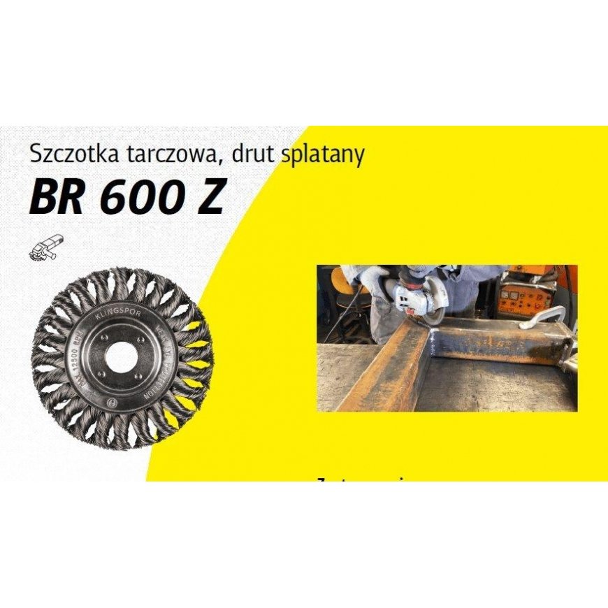 Metal brush KLINGSPOR BR 600 Z 125x14x22,23mm – 3