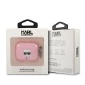 Ausinės Karl Lagerfeld KLA3UKHGP 3 AirPods viršelis rožinė/rausva Gkratter Karl galva