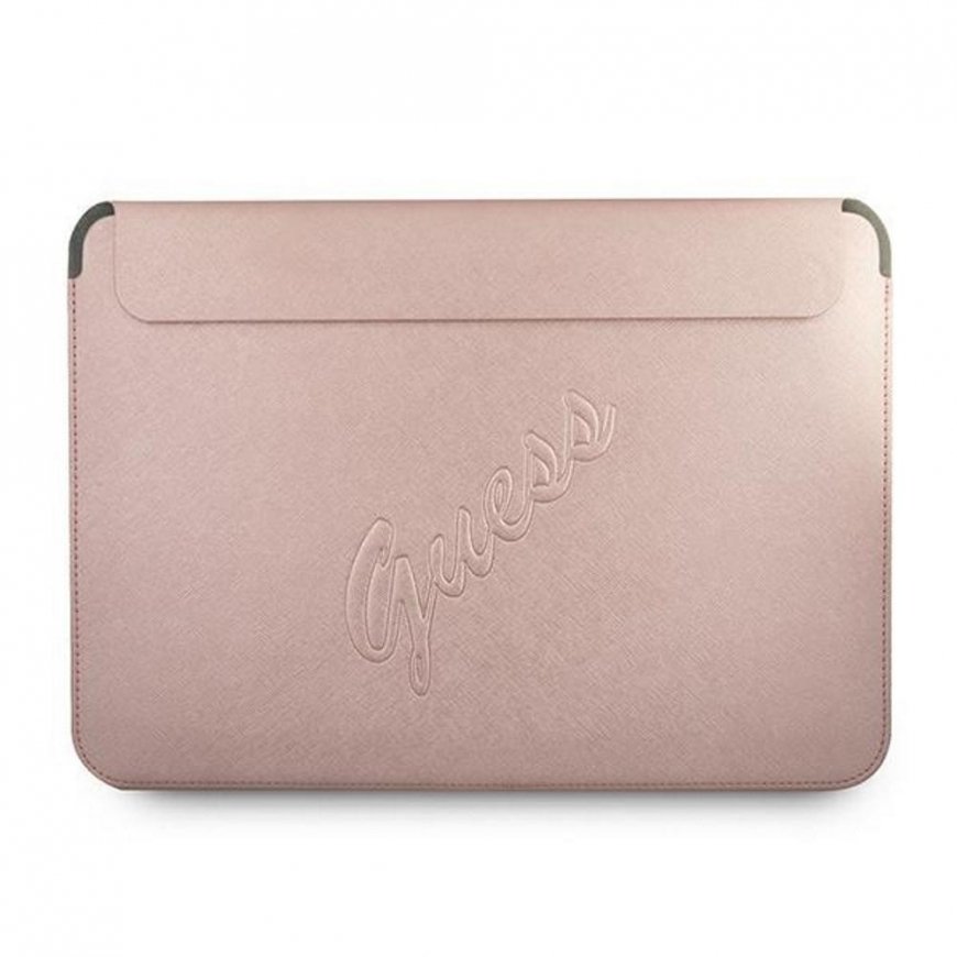 Guess Sleeve GUCS13PUSASPI 13" rožinė/rožinė Saffiano Script – 2