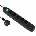 Electraline 62167 Pagarinātājs 5 Ligzdas USB + USB-C Max.17W 1.5m Electraline 62167 Pagarinātājs 5 Ligzdas USB + USB-C Max.17W 1.5m
