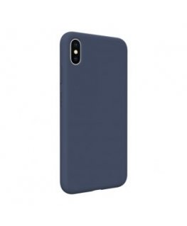Evelatus Apple iPhone Xs Max Premium Soft Touch Silicone Case Midnight Blue