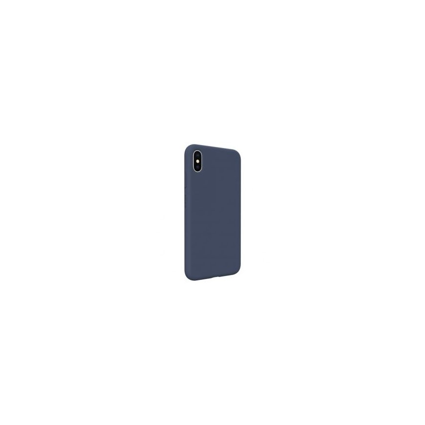 Evelatus Apple iPhone Xs Max Premium Soft Touch Silicone Case Midnight Blue