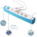 Electraline 62160 Multisocket 5P 2xUSB 2m Electraline 62160 Multisocket 5P 2xUSB 2m
