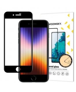 Wozinsky Apple iPhone SE 2022 / SE 2020 / iPhone 8 / iPhone 7 Tempered Glass Black