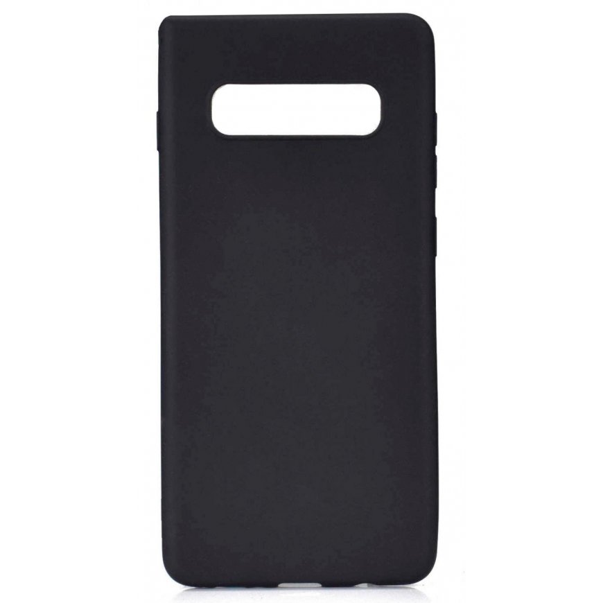 Evelatus Samsung Galaxy S10e Nano Silicone Case Soft Touch TPU Black