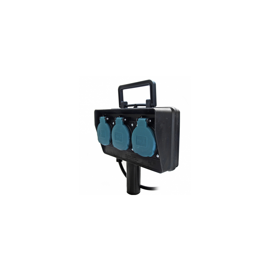 Electraline 01663 Garden Socket 3P 1.5m – 3