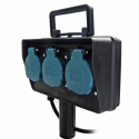 Electraline 01663 Garden Socket 3P 1.5m