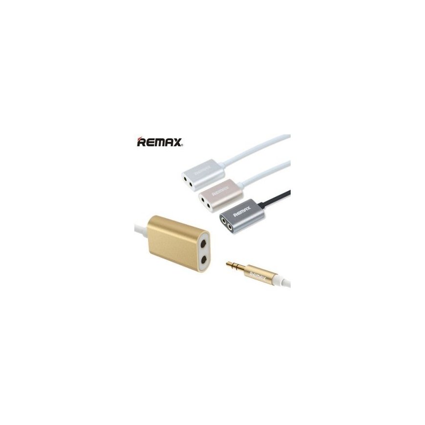 Remax Qulmax 3.5mm Share Jack Cable RL-20S Grey
