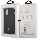 Dėklas BMW BMHCP12LRSWPK iPhone 12 Pro Max 6,7" juoda/juodas kietas odinis perforuotas dėklas Dėklas BMW BMHCP12LRSWPK iPhone 12 Pro Max 6,7" juoda/juodas kietas odinis perforuotas dėklas