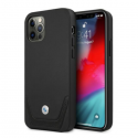 Dėklas BMW BMHCP12LRSWPK iPhone 12 Pro Max 6,7" juoda/juodas kietas odinis perforuotas dėklas Dėklas BMW BMHCP12LRSWPK iPhone 12 Pro Max 6,7" juoda/juodas kietas odinis perforuotas dėklas