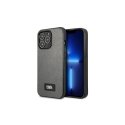 Karl Lagerfeld dėklas, skirtas iPhone 13 Pro Max KLHCP13XSFMP2DG sidabrinis kietas dėklas Saffiano Logo Karl Lagerfeld dėklas, skirtas iPhone 13 Pro Max KLHCP13XSFMP2DG sidabrinis kietas dėklas Saffiano Logo
