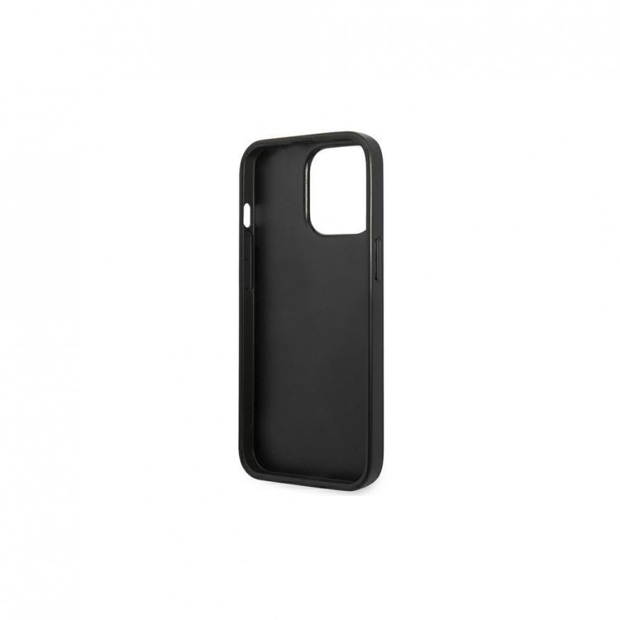 Karl Lagerfeld Case for iPhone 13 Pro Max KLHCP13XSFMP2DG Silver Hard Case Saffiano Logo – 3