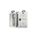 Karl Lagerfeld Case for iPhone 13 Pro Max KLHCP13XSFMP2DG Silver Hard Case Saffiano Logo Karl Lagerfeld Case for iPhone 13 Pro Max KLHCP13XSFMP2DG Silver Hard Case Saffiano Logo