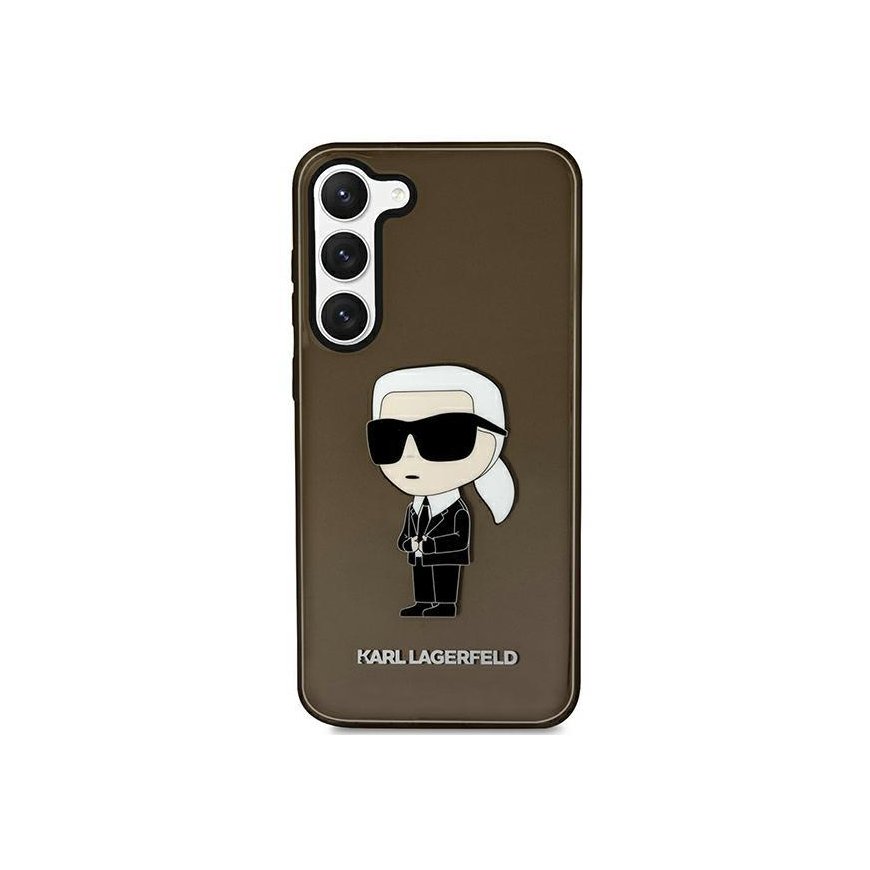 Karl Lagerfeld Case for Samsung Galaxy S23 Plus KLHCS23MHNIKTCK Black HC IML NFT Ikonik