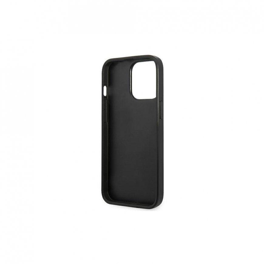 Karl Lagerfeld dėklas iPhone 13 Pro KLHCP13LPTLK juodas kietas dėklas Allover Logo – 3