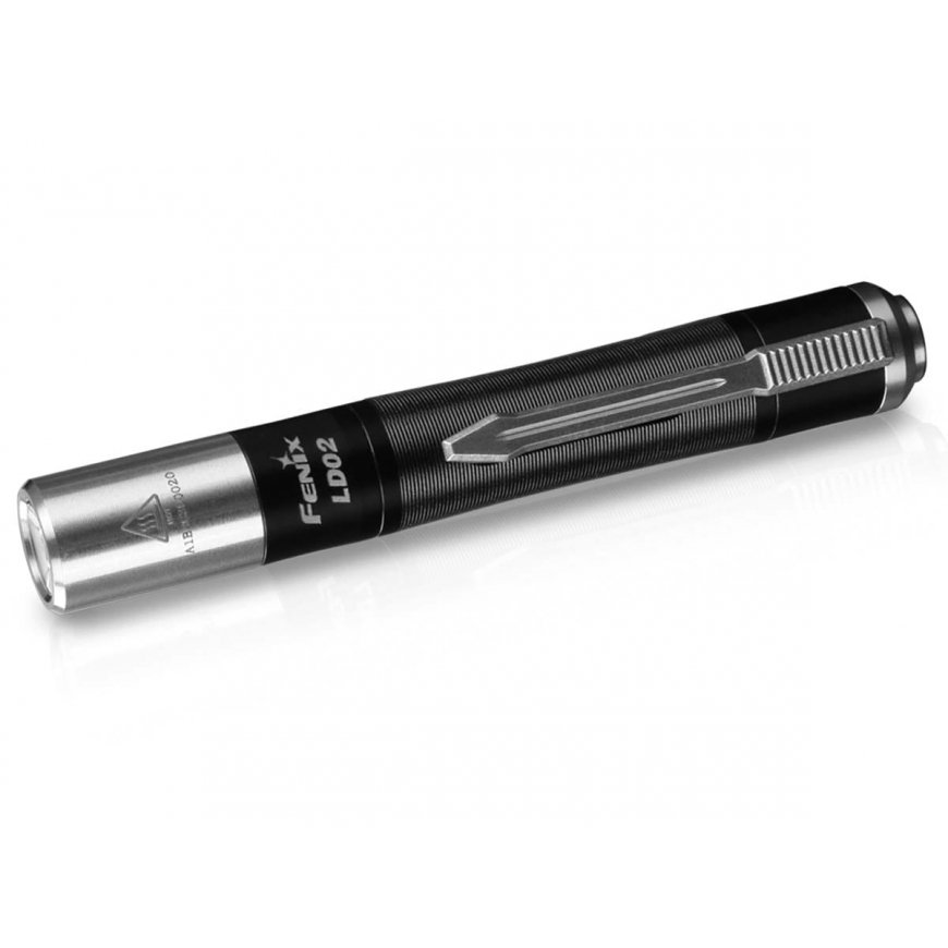 Fenix LD02 V2.0 taskulamppu Musta Kynälamppu LED