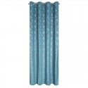 Eurofirany soft velvet curtain ARETA with boho pattern / 200 g/m2 / 140x250 / blue color Eurofirany soft velvet curtain ARETA with boho pattern / 200 g/m2 / 140x250 / blue color