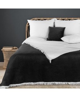 Eurocurtains BLANKET/ACRYL/29/C 220X240 SILVER+BLACK