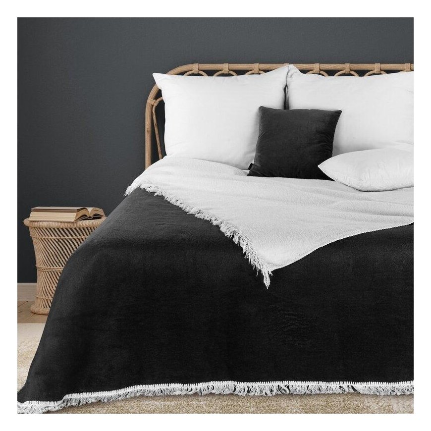 Eurocurtains BLANKET/ACRYL/29/C 220X240 SILVER+BLACK