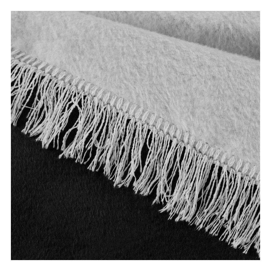 Eurocurtains BLANKET/ACRYL/29/C 220X240 SILVER+BLACK – 4