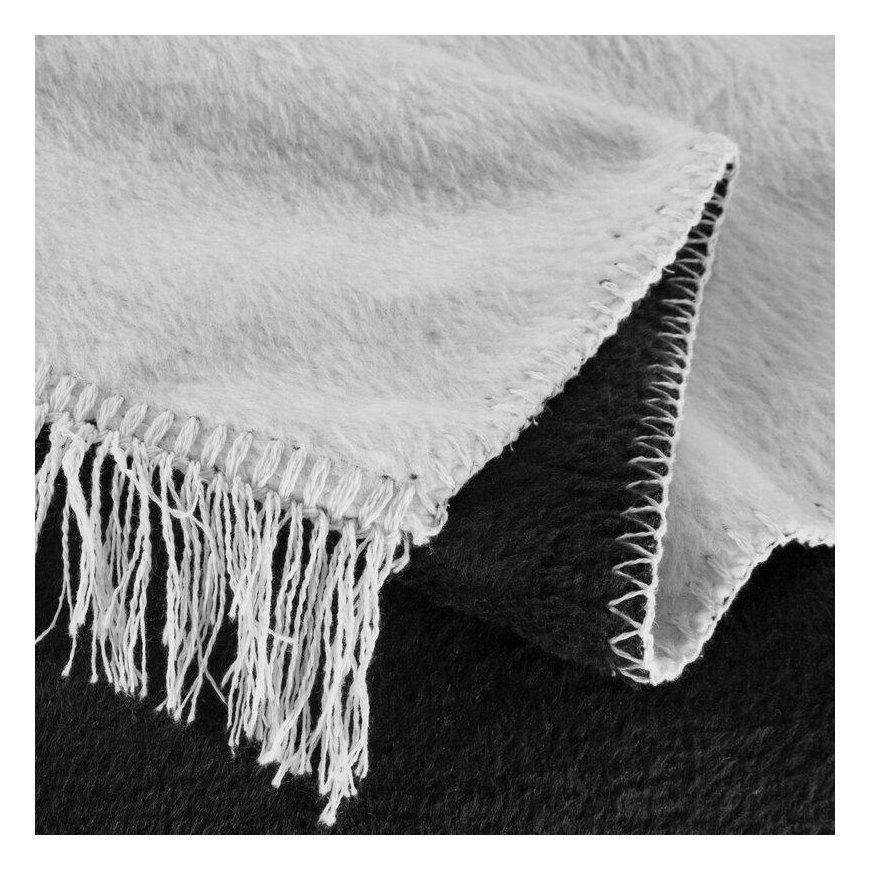 Eurocurtains BLANKET/ACRYL/29/C 220X240 SILVER+BLACK – 5