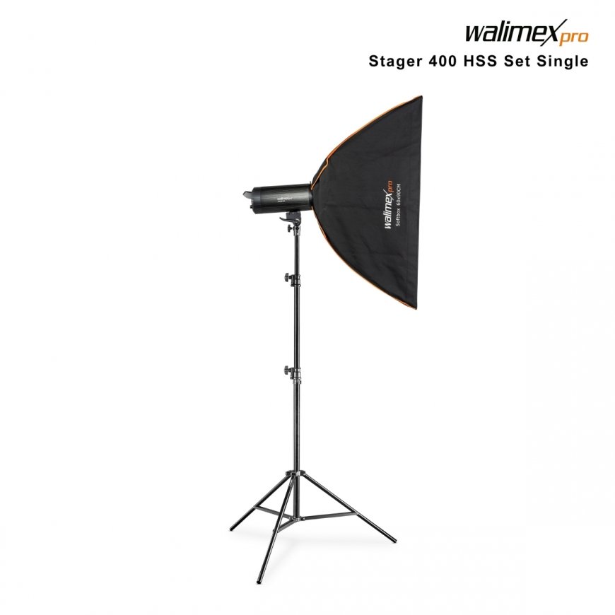 walimex pro Stager 400 HSS Set Single – 2