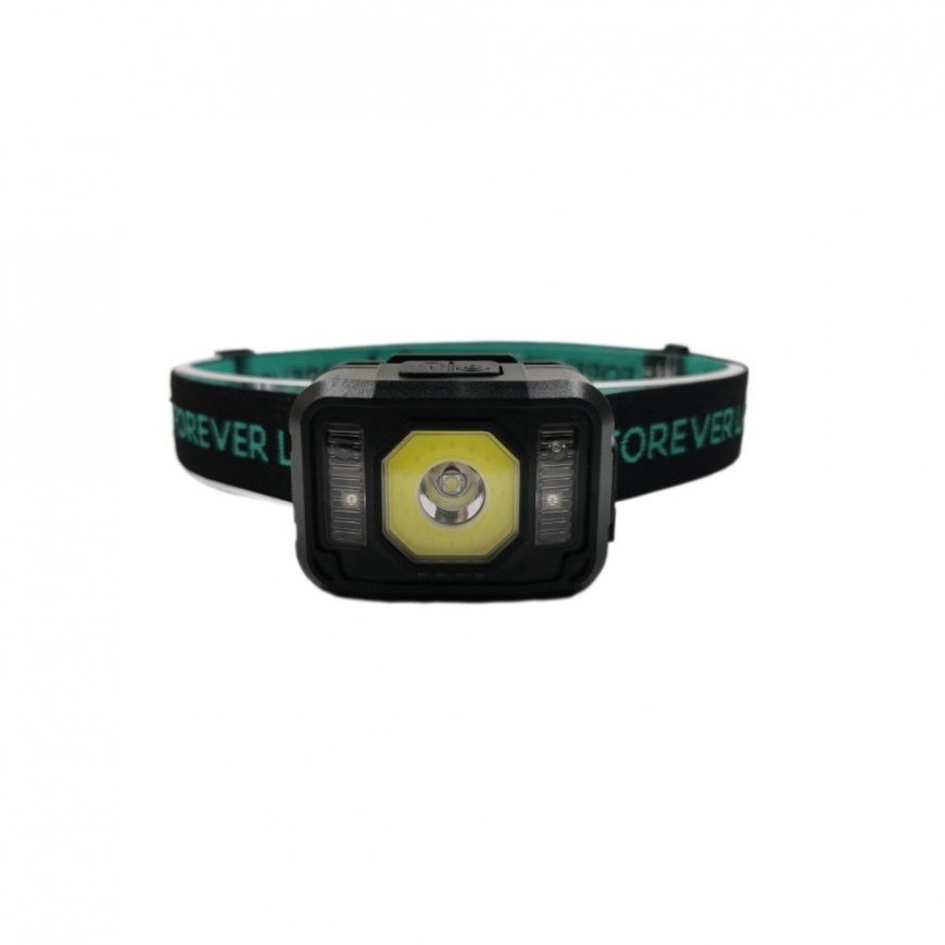 Forever Light LED Senso Galvas Lukturis ar sensoru XP-E 3W + COB / 3W / 270lm / 1200mAh / Li-Pol – 2