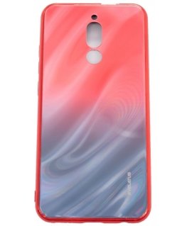 Evelatus Xiaomi Redmi 8 Water Ripple Gradient Color Anti-Explosion Tempered Glass Case Gradient Red-Black