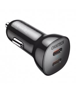 Car charger Choetech TC0008 40W 2x USB-C