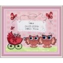 Beldizart Birth Sampler Owlets SRK-317
