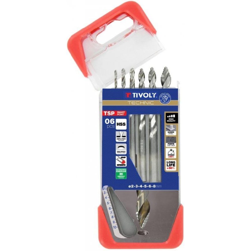Tivoly Tivoli Metal drill set 2-8mm