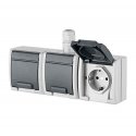 Elektro-Plast Triple AQUANT lizdas su 3x2P + Z IP65 (1243-65) Elektro-Plast Triple AQUANT lizdas su 3x2P + Z IP65 (1243-65)