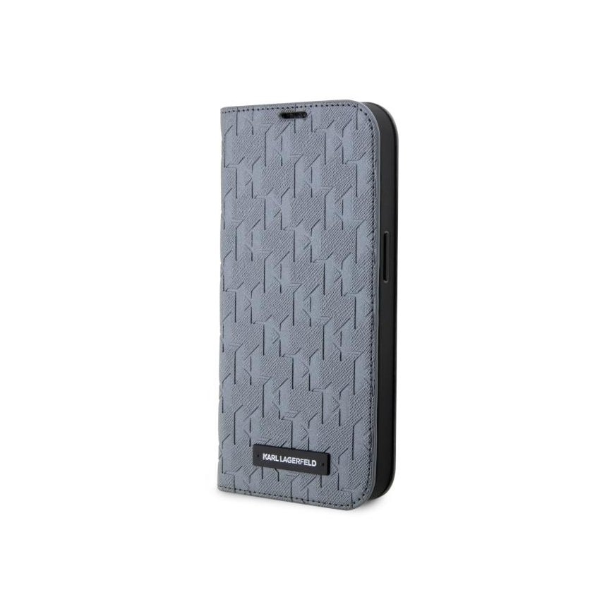 Karl Lagerfeld dėklas, skirtas iPhone 14 6.1" KLBKP14SSAKLHPG šoninis sūrymas BT Saffiano Mono
