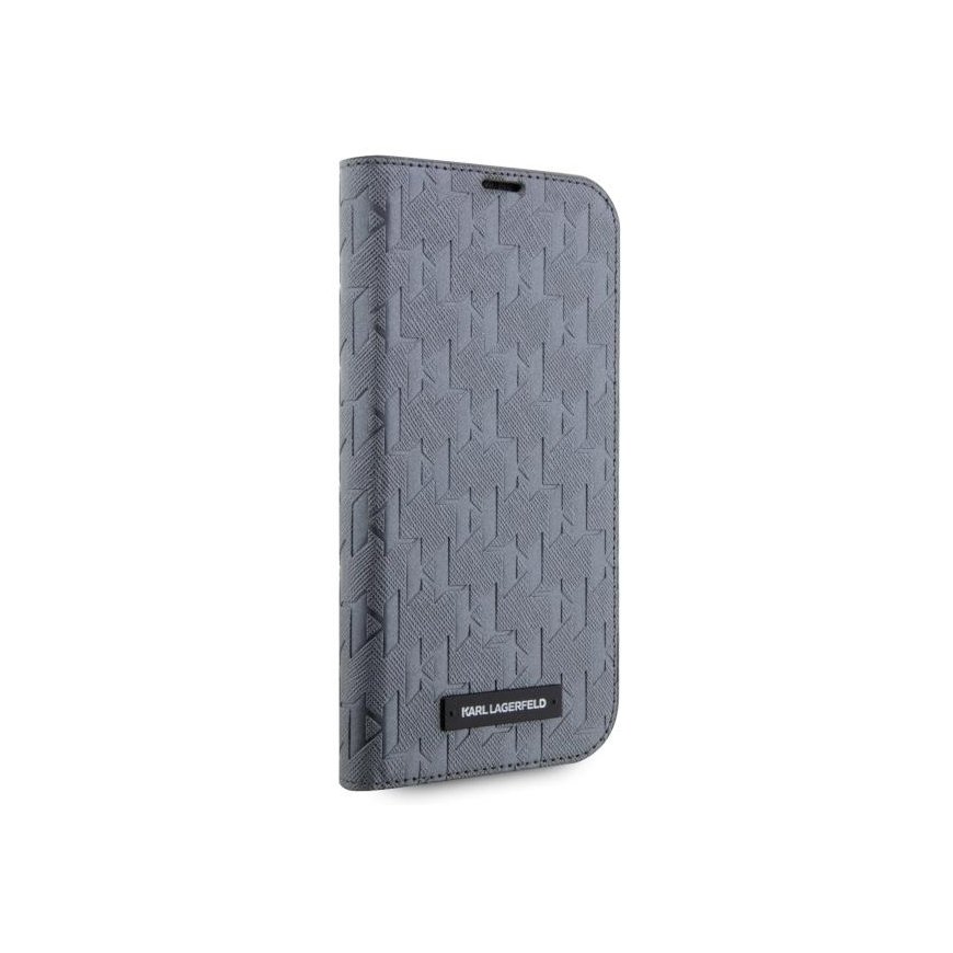 Karl Lagerfeld Case for iPhone 14 6.1" KLBKP14SSAKLHPG Side Brine BT Saffiano Mono – 5