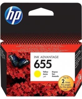 HP 655 Yellow Ink (CZ112AE)
