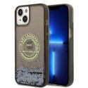 Karl Lagerfeld dėklas, skirtas iPhone 14 6,1" KLHCP14SLCRSGRK juodas hardcase Liquid Glitter RSG Karl Lagerfeld dėklas, skirtas iPhone 14 6,1" KLHCP14SLCRSGRK juodas hardcase Liquid Glitter RSG