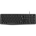 Keyboard and mouse Genius KB-117, keyboard US, klasyczna, waterproof rodzaj with cable (USB), black, no Keyboard and mouse Genius KB-117, keyboard US, klasyczna, waterproof rodzaj with cable (USB), black, no