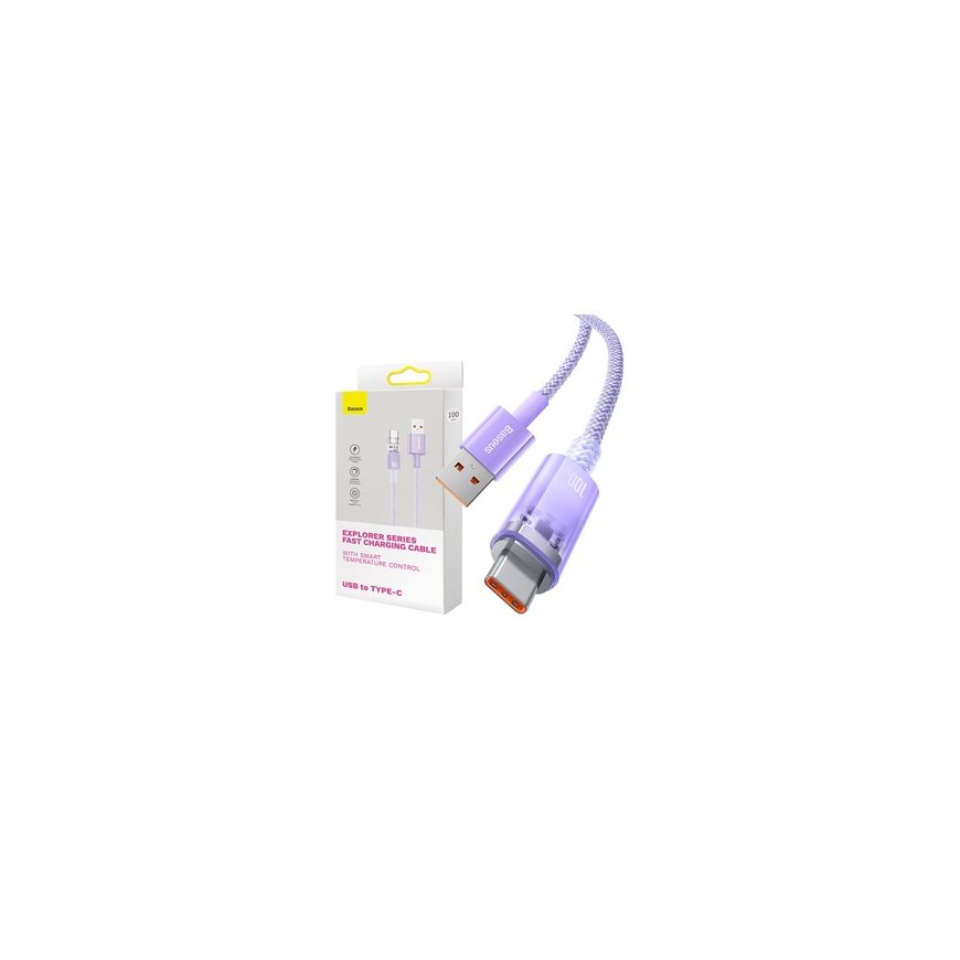 Quick Charge USB-C Baseus Flash, QC 3.0, Huawei SCP, Samsung AFC, 5A, 1m (green) – 2
