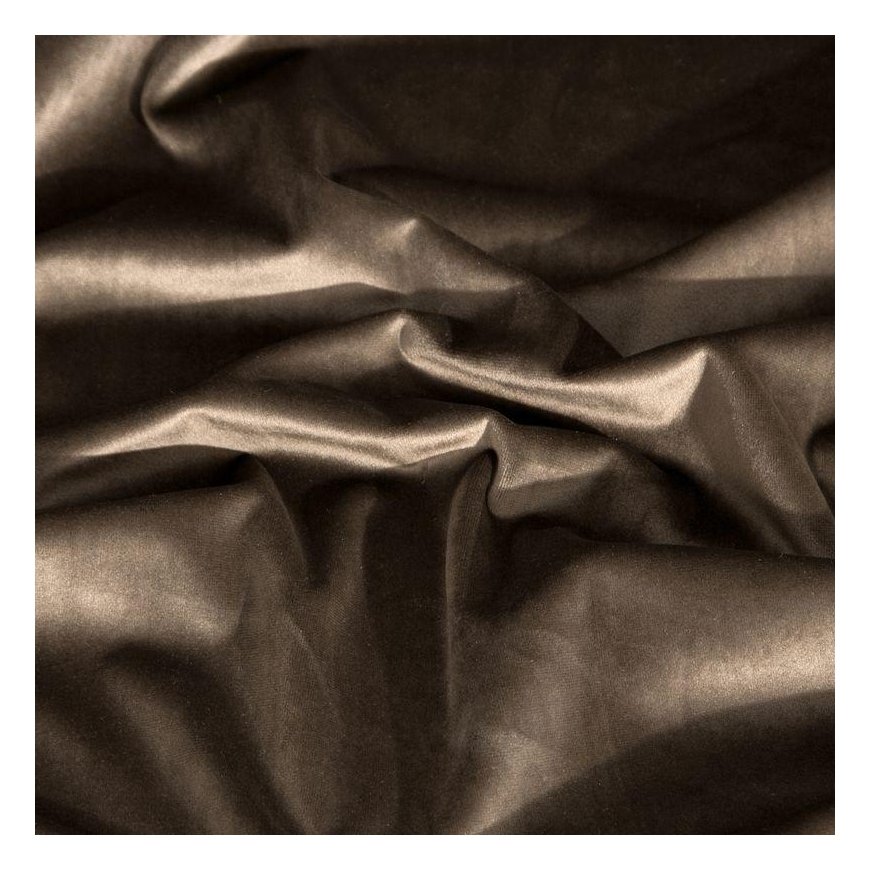 Eurofirany DIVA LINE RIA Minkšto aksomo naktinė užuolaida, 140X250 cm, kilpos / žiedai, spalva: ruda – 4