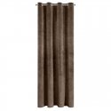 Eurofirany DIVA LINE RIA Soft velvet night curtain, 140X250 cm, loops / rings, color: brown Eurofirany DIVA LINE RIA Soft velvet night curtain, 140X250 cm, loops / rings, color: brown