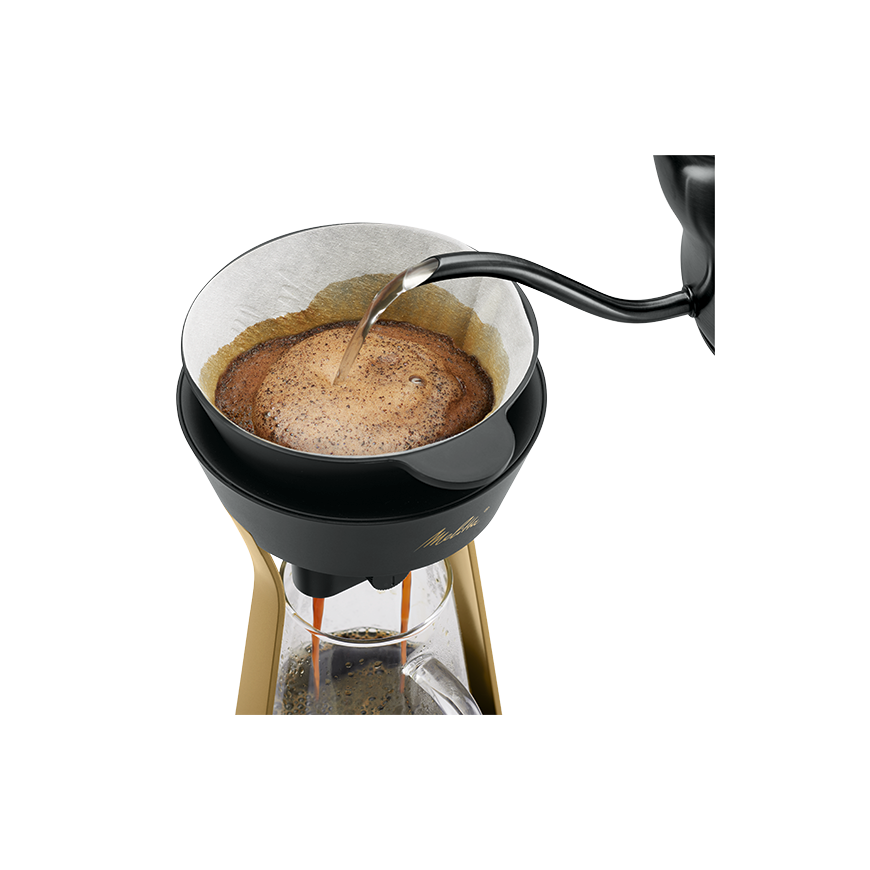 MELITTA AMANO filter coffee pot, gold
