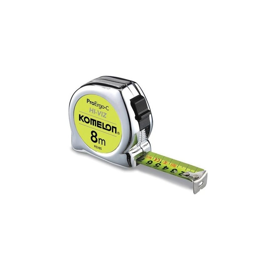 Matavimo juosta 8m Komelon [PEV85], ProErgo-C HI-VIZ, atspindinti